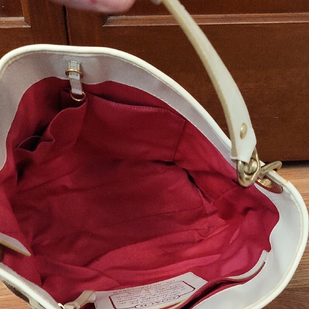 Coach Brown And Multicolor Patchwork Shoulder Bag - image 3